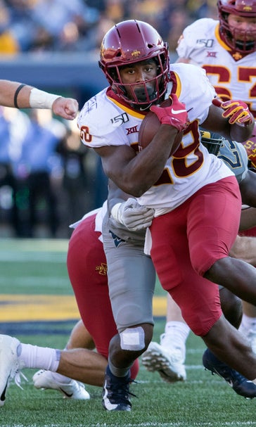 Freshman Breece Hall emerges at RB for Iowa State